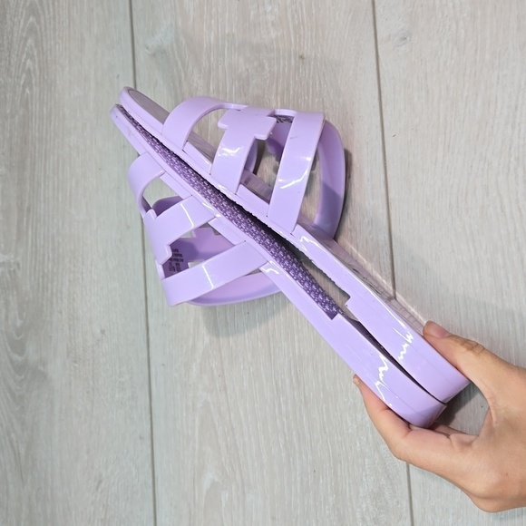 Sam Edelman Womens Bay Jelly Sandals Flats shoes sz 8 - Picture 8 of 12